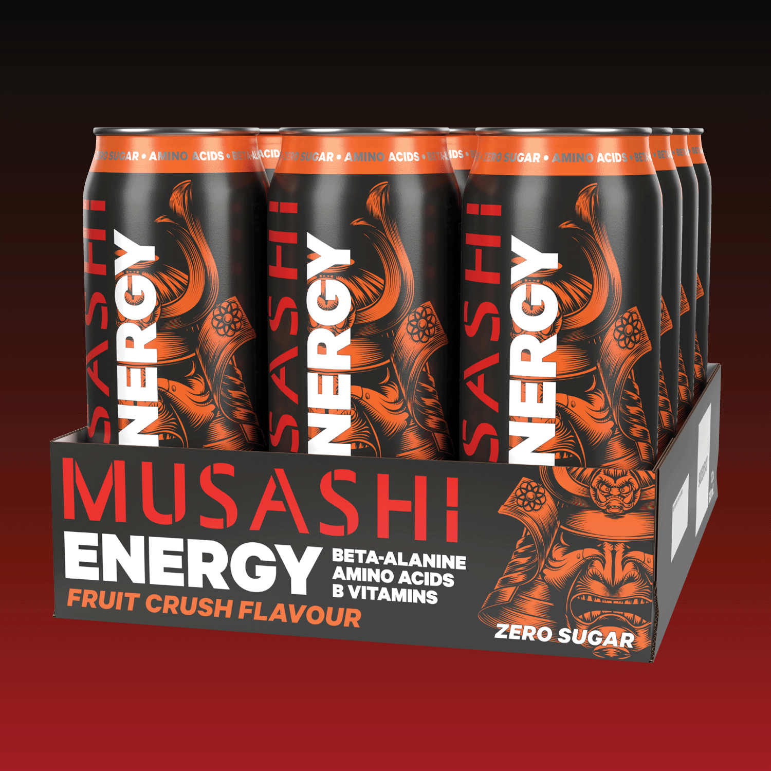 Musashi Energy Drink 500ml 12pack - Fruit Crush