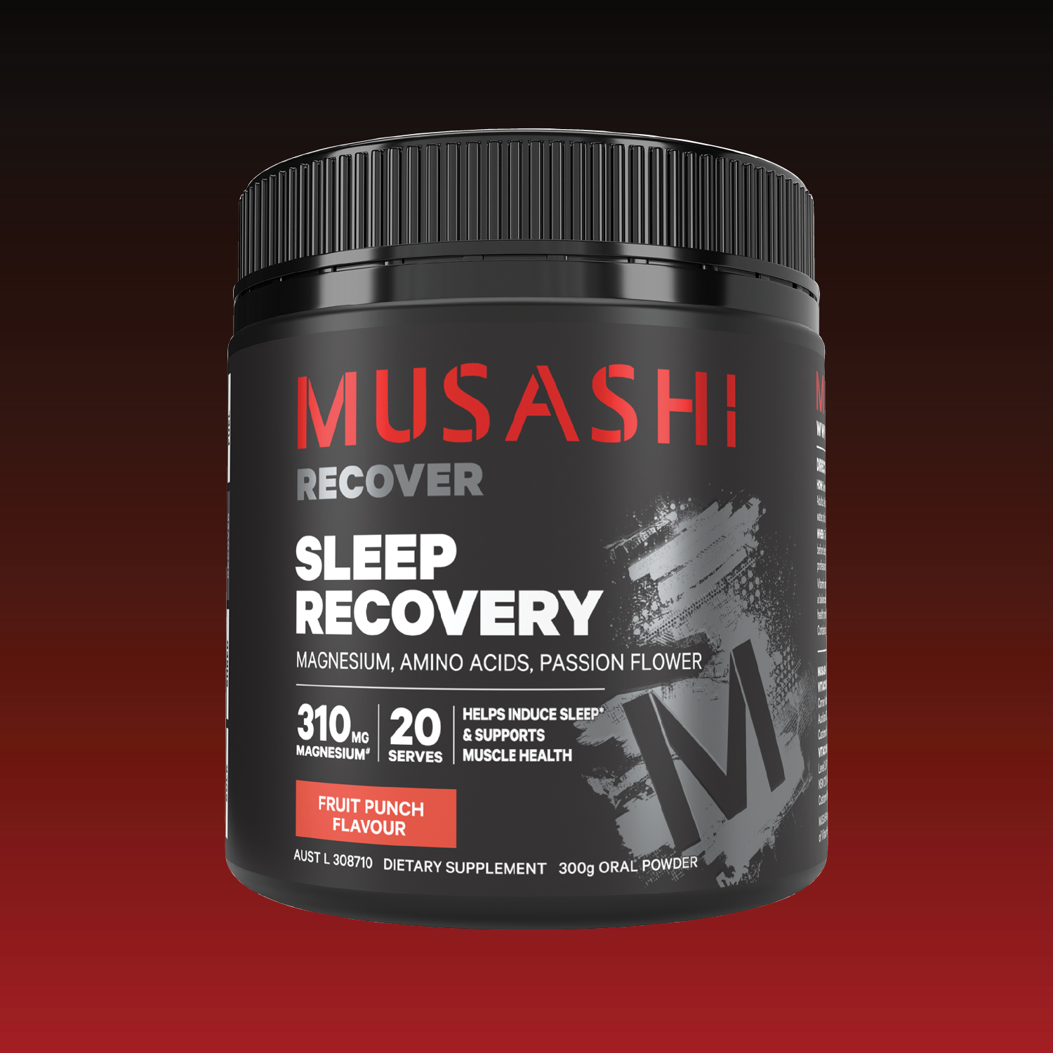Musashi Sleep Recovery 300g - Fruit Punch 300g