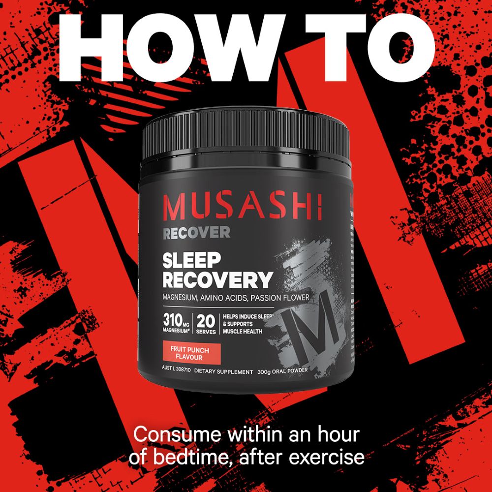 Musashi Sleep Recovery How to