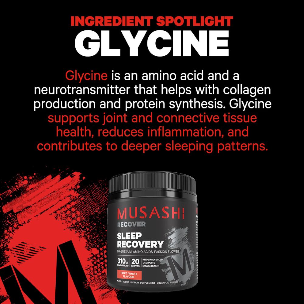 Musashi Sleep Recovery Ingedient Spotlight