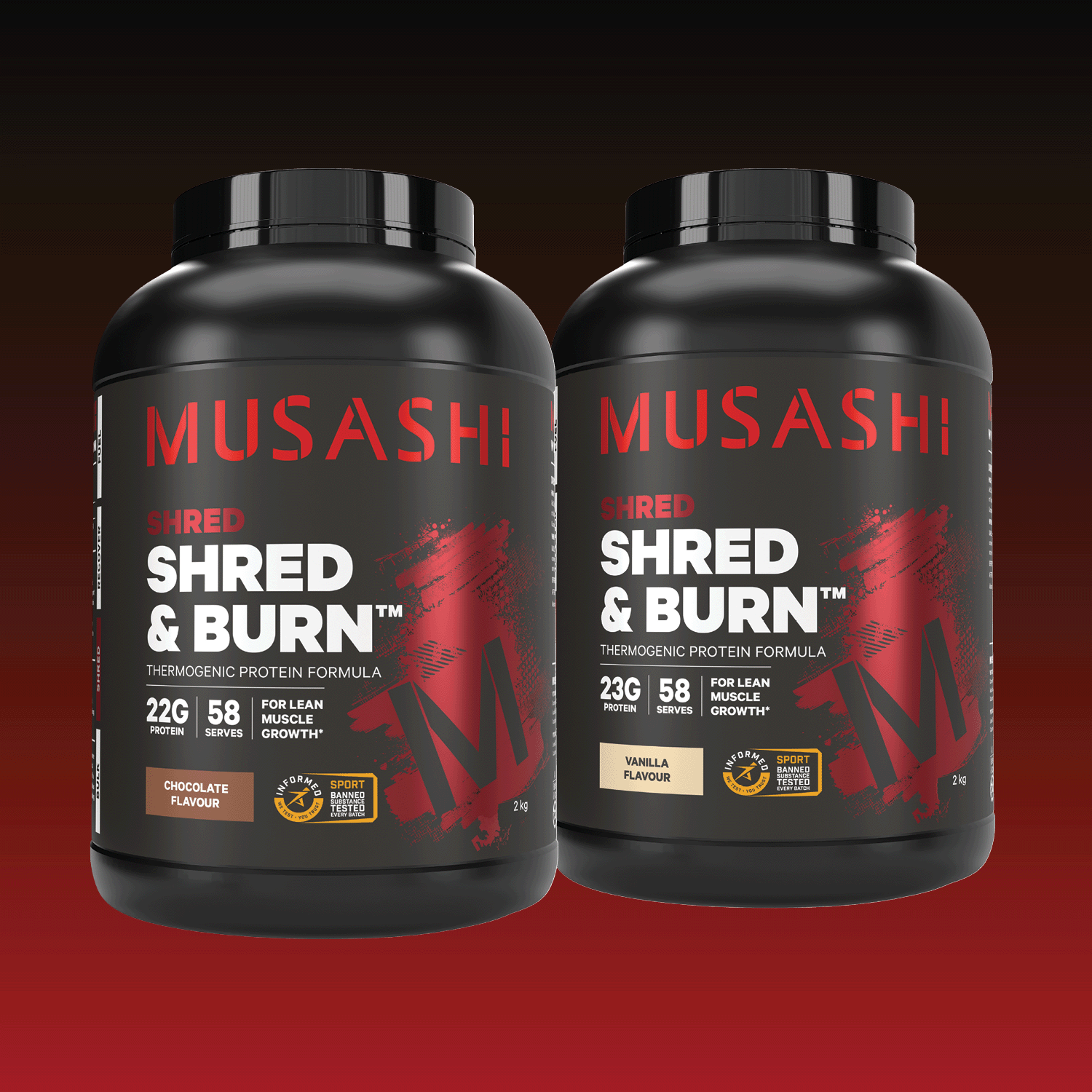 Musashi Value Bundle - Shred and Burn Powder