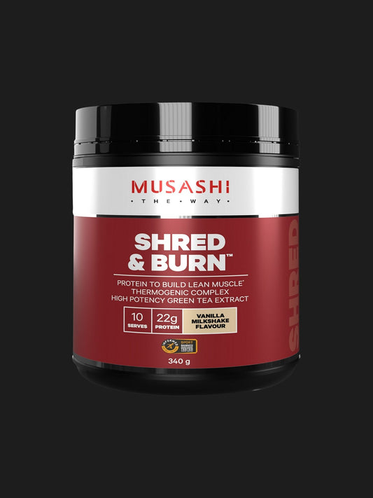 Musashi-Shred-Burn-Vanilla-340g