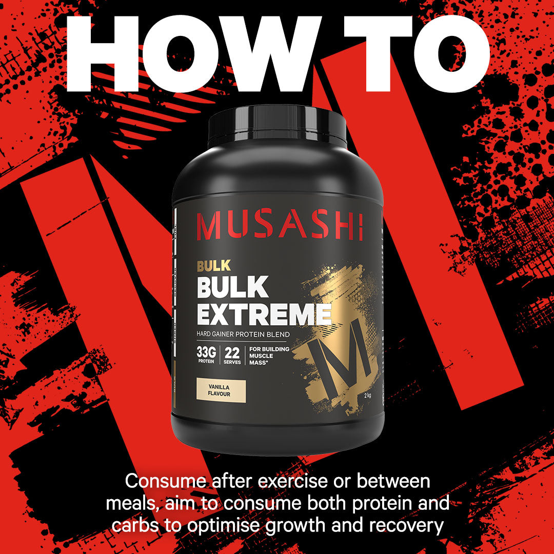 Musashi Bulk Extreme Powder How to