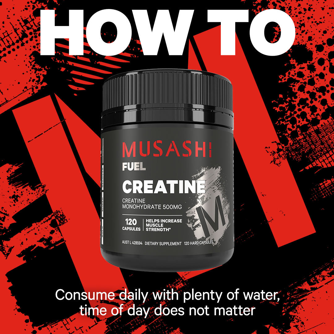 Musashi Creatine Capsules How to