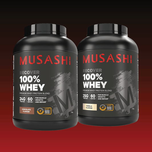Musashi Bundle 4kg Value Bundle – 100% Whey Protein Powder