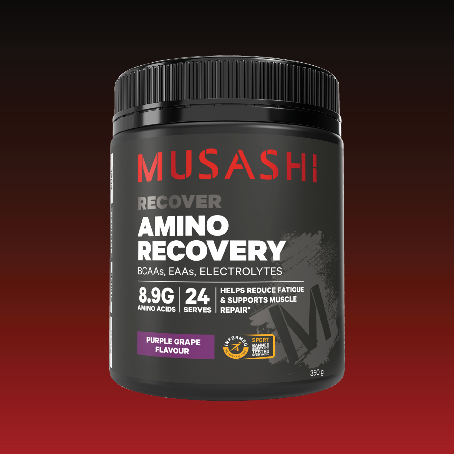 Musashi Supplements Purple Grape Amino Recovery 350g