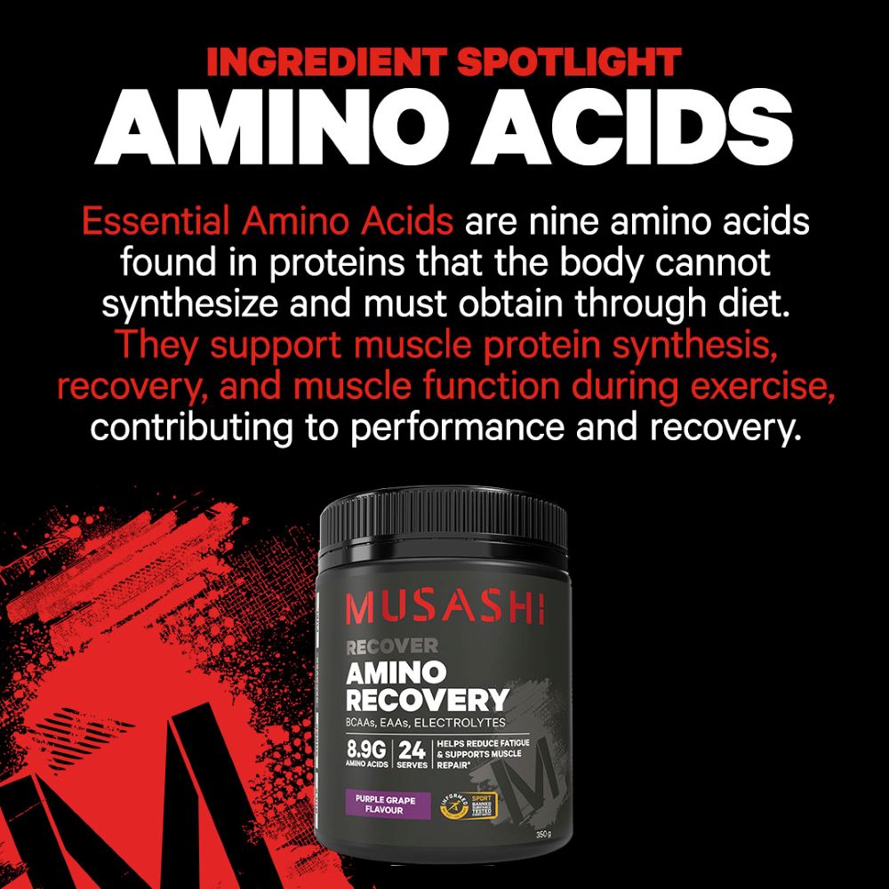 Musashi Supplements Amino Recovery 350g