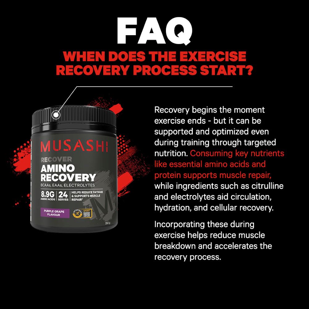 Musashi Supplements Amino Recovery 350g