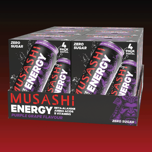 Musashi Energy Drink PURPLE GRAPE Energy Drink 500ml 24pack