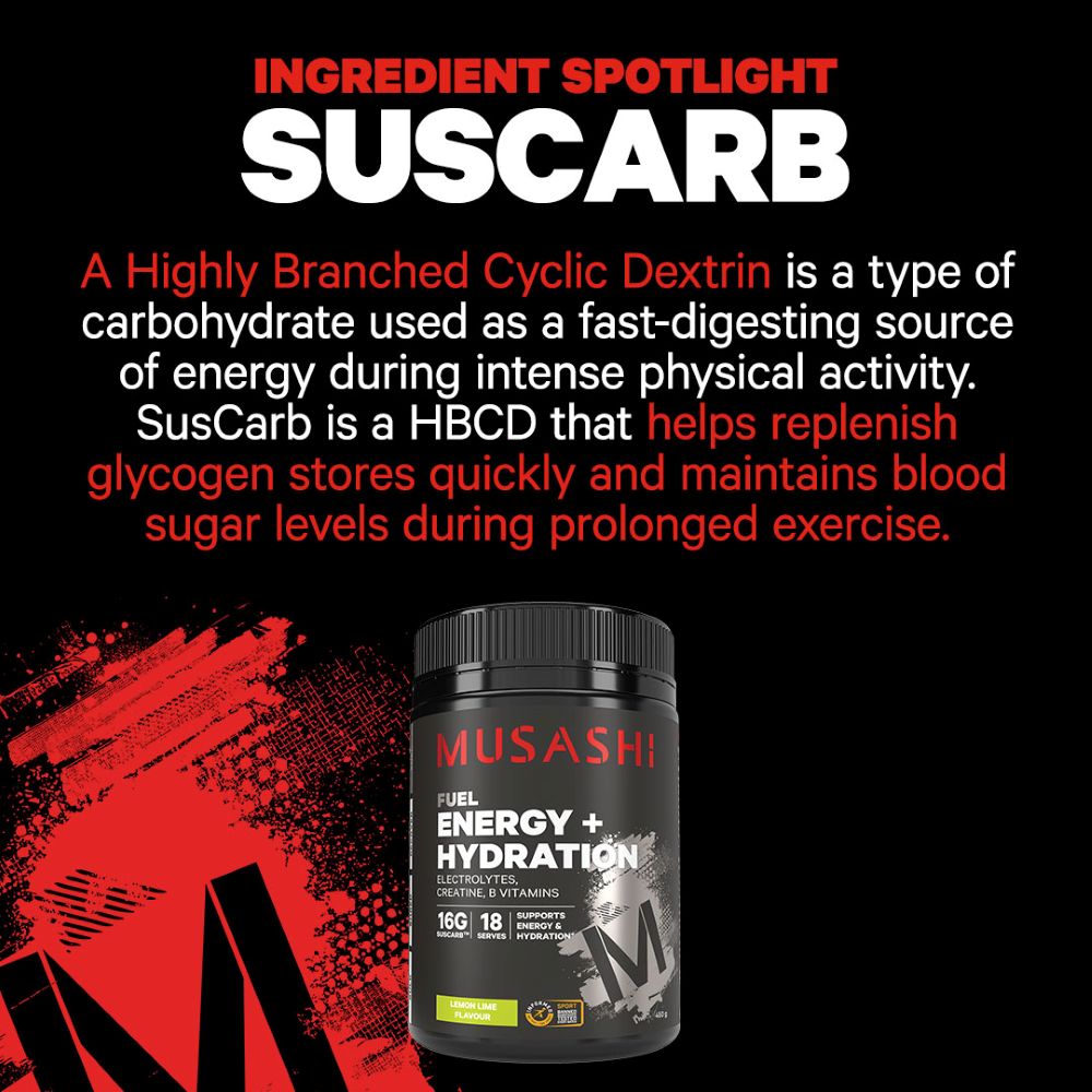 Musashi Supplements Energy + Hydration Powder 450g