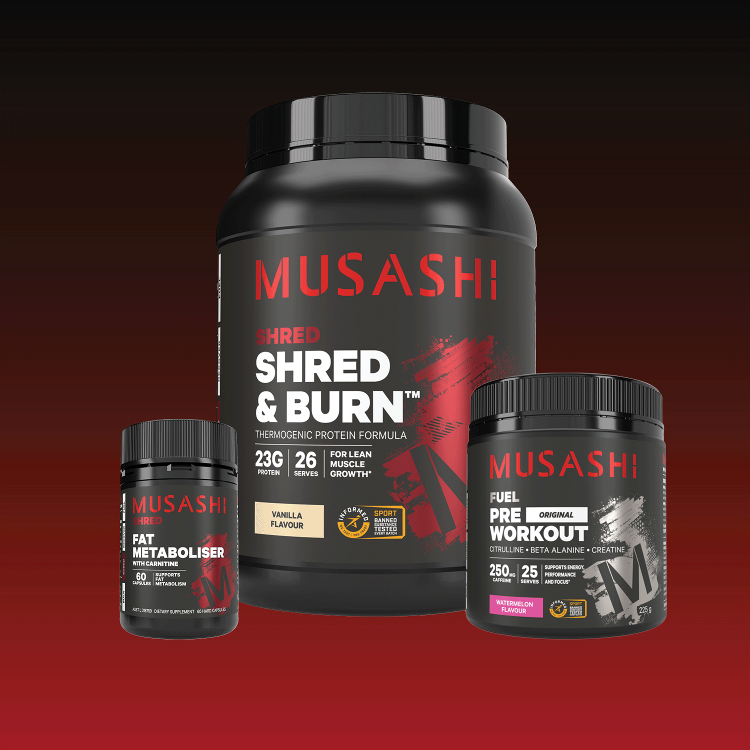 Musashi Bundle Summer Shred Bundle Pack