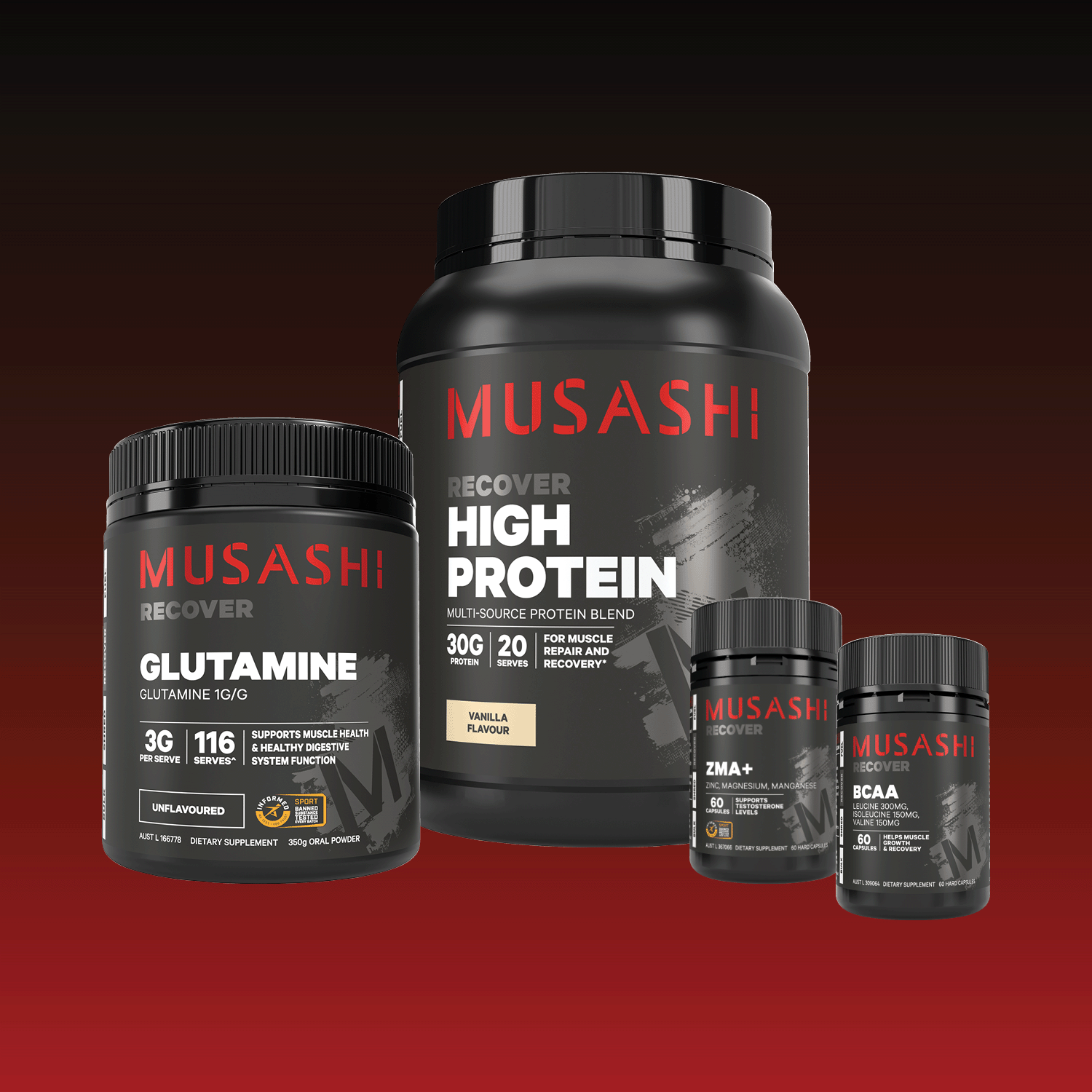 Musashi Bundle Ultimate Recovery Bundle Pack