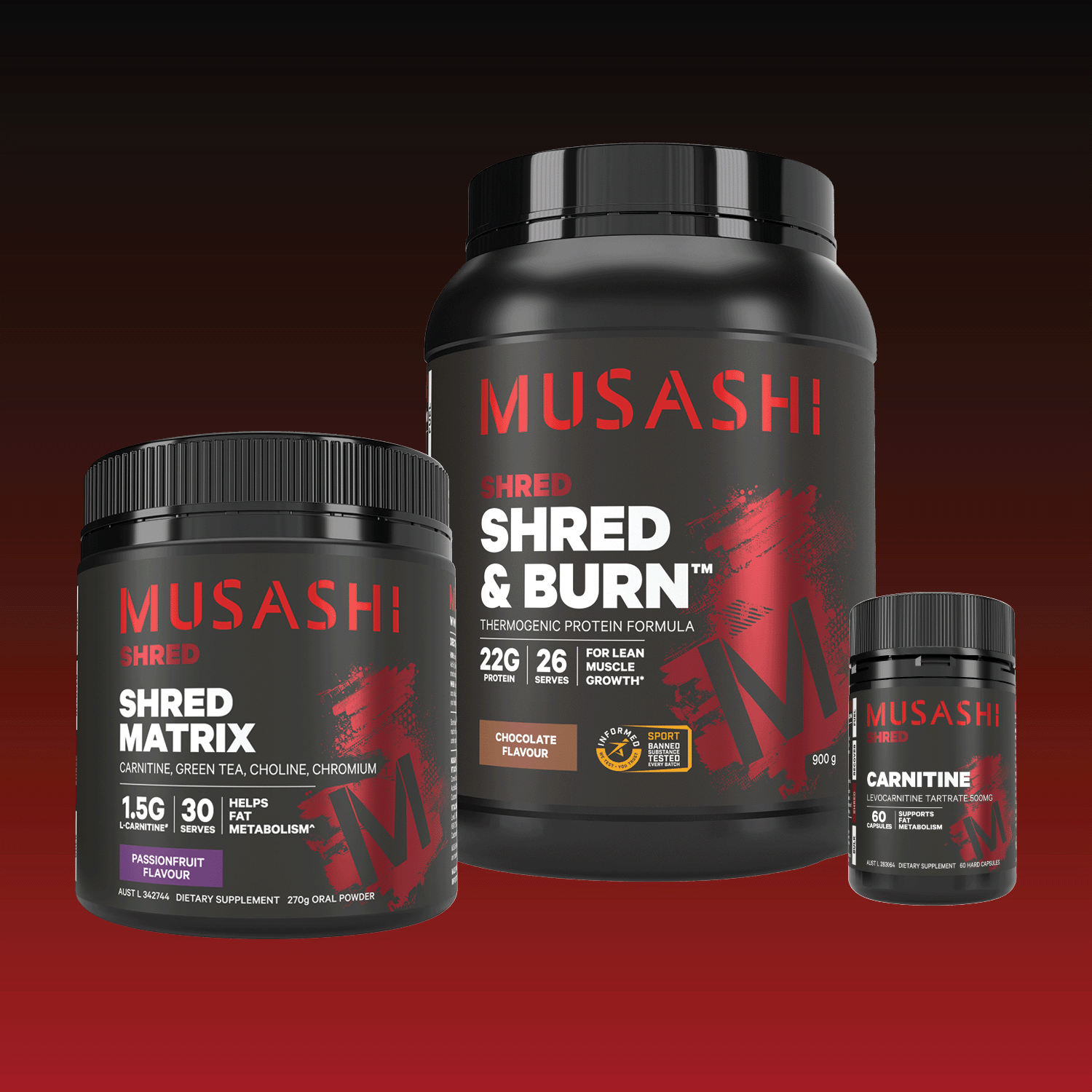 Musashi Bundle Ultimate Shred Bundle Pack