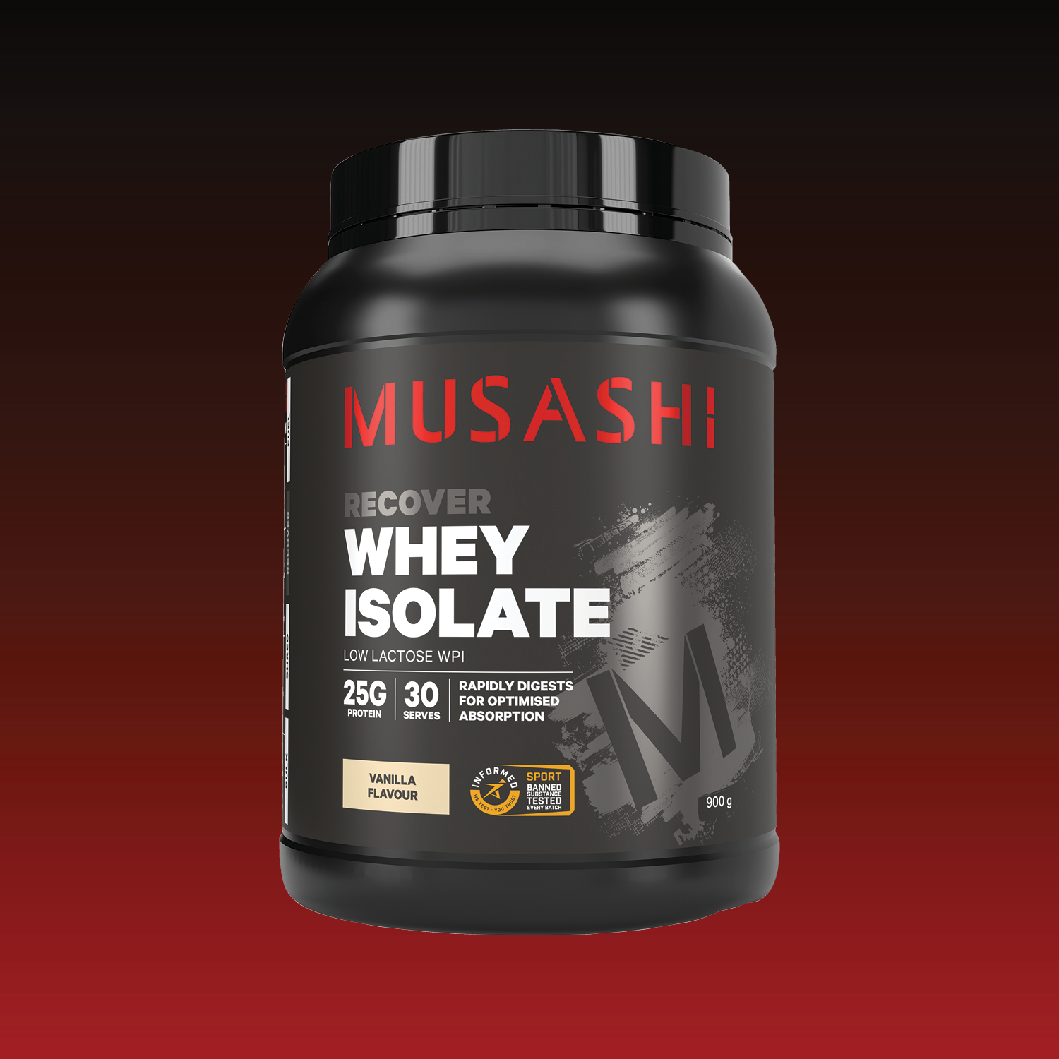 Musashi Supplements 900G / Vanilla Whey Protein Isolate - WPI