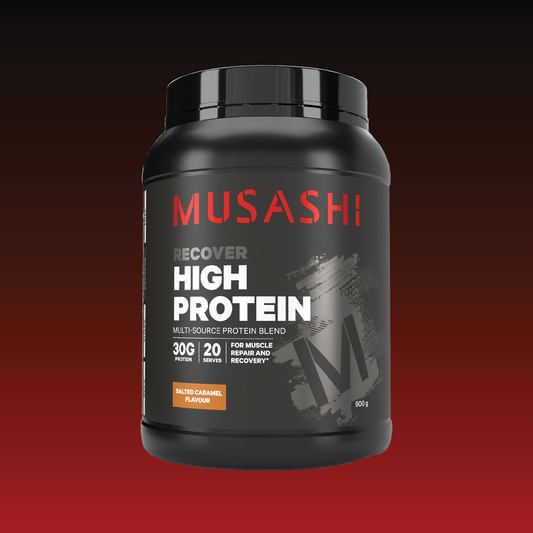 Musashi High Protein Powder - Salted Caramel 900g