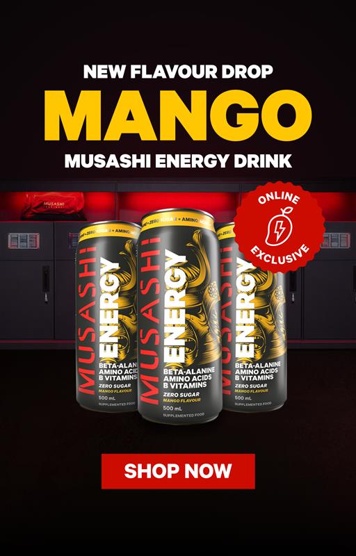 Musashi Energy Drink - Mango Flavour