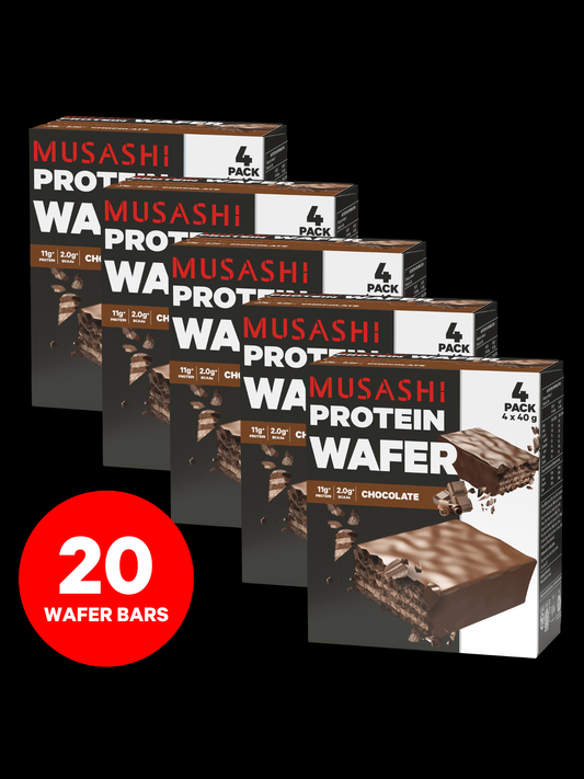 Protein Wafer Bar Multipacks x 5 (Total 20 Bars)
