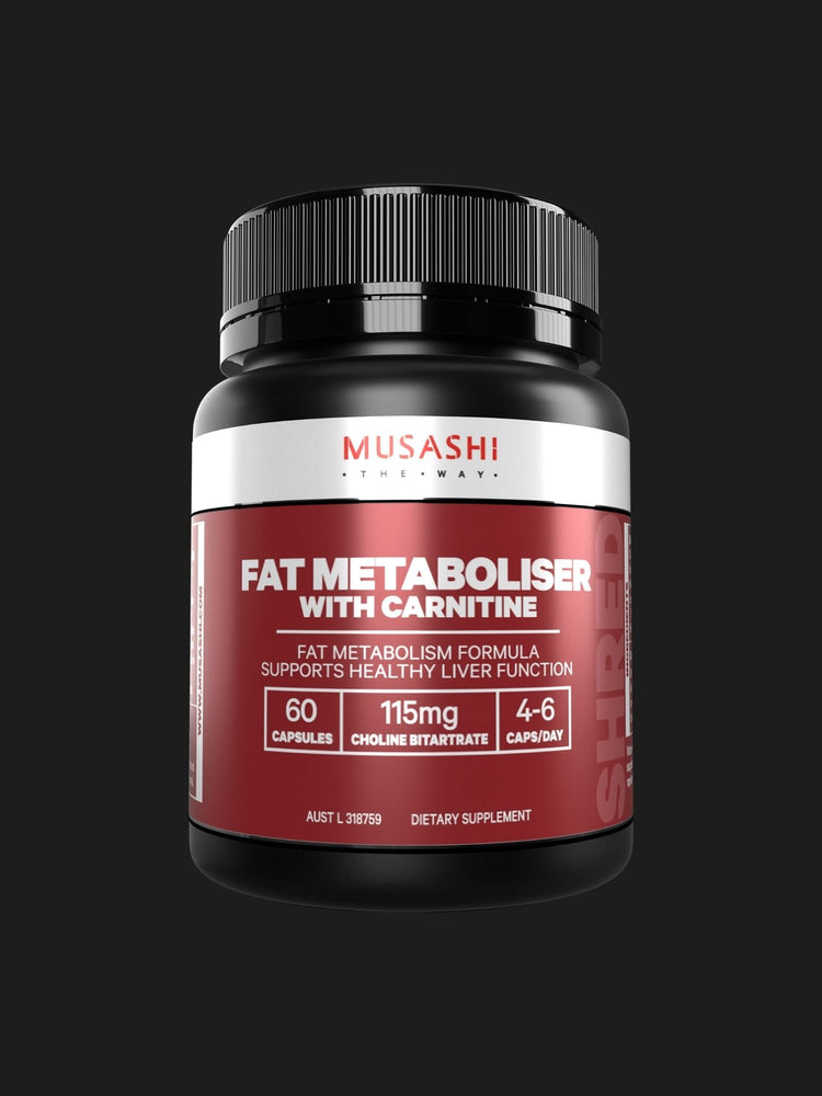 Fat Metaboliser with Carnitine 60 Capsules Musashi