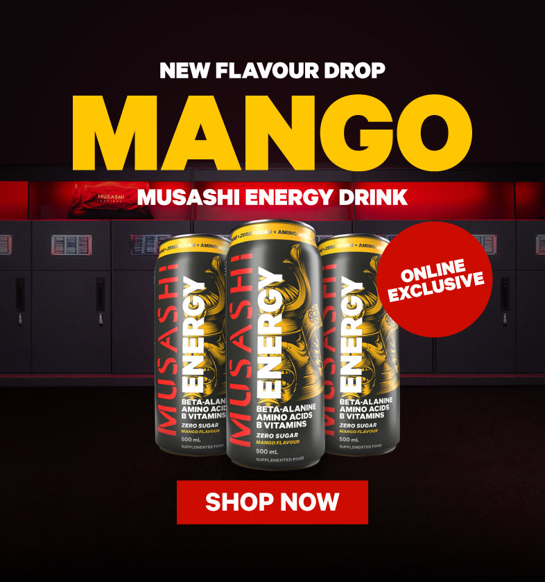 MUSASHI MANGO ENERGY DRINK