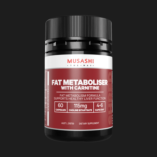 Musashi Fat Metaboliser with Carnitine 60c