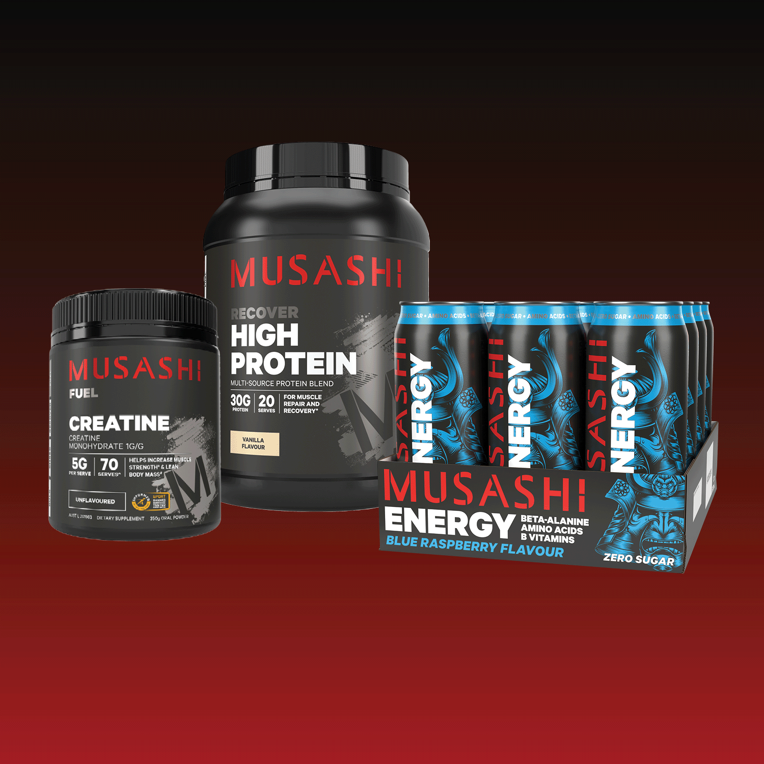 Musashi Jacked & Fully Stacked Bundle Pack
