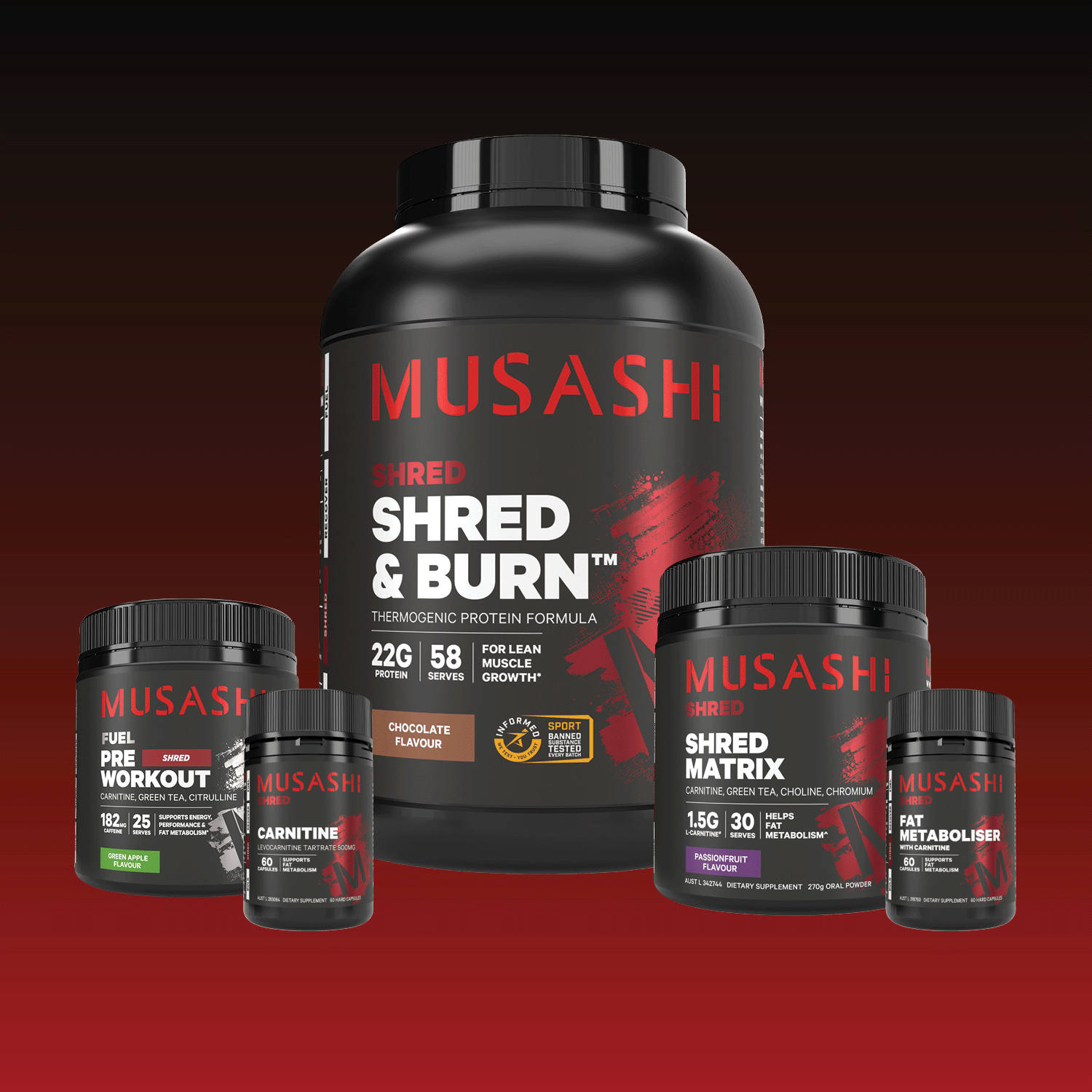 Musashi Super Shred Bundle