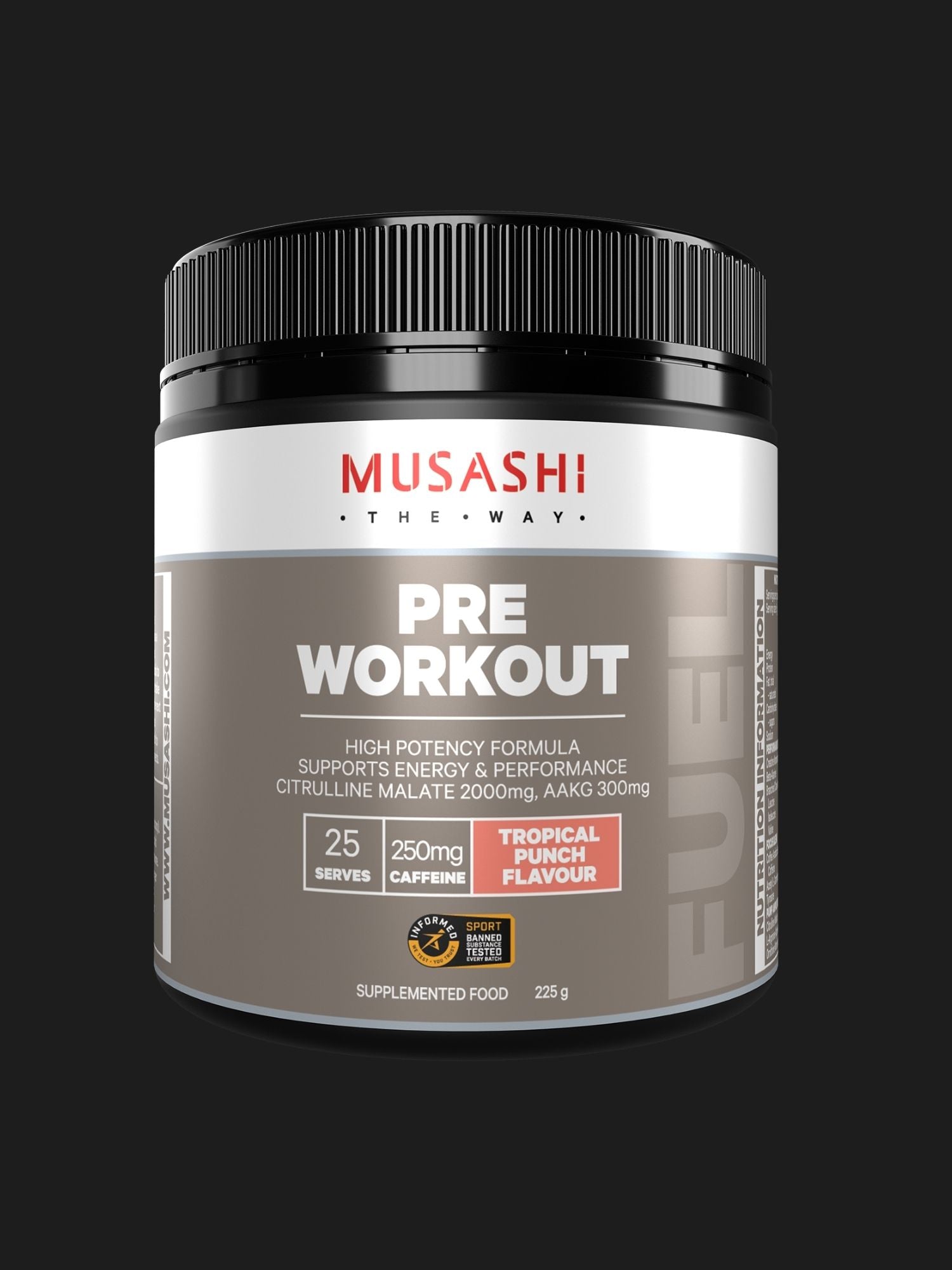 Musashi-Pre-Workout-Tropical-Punch-225g