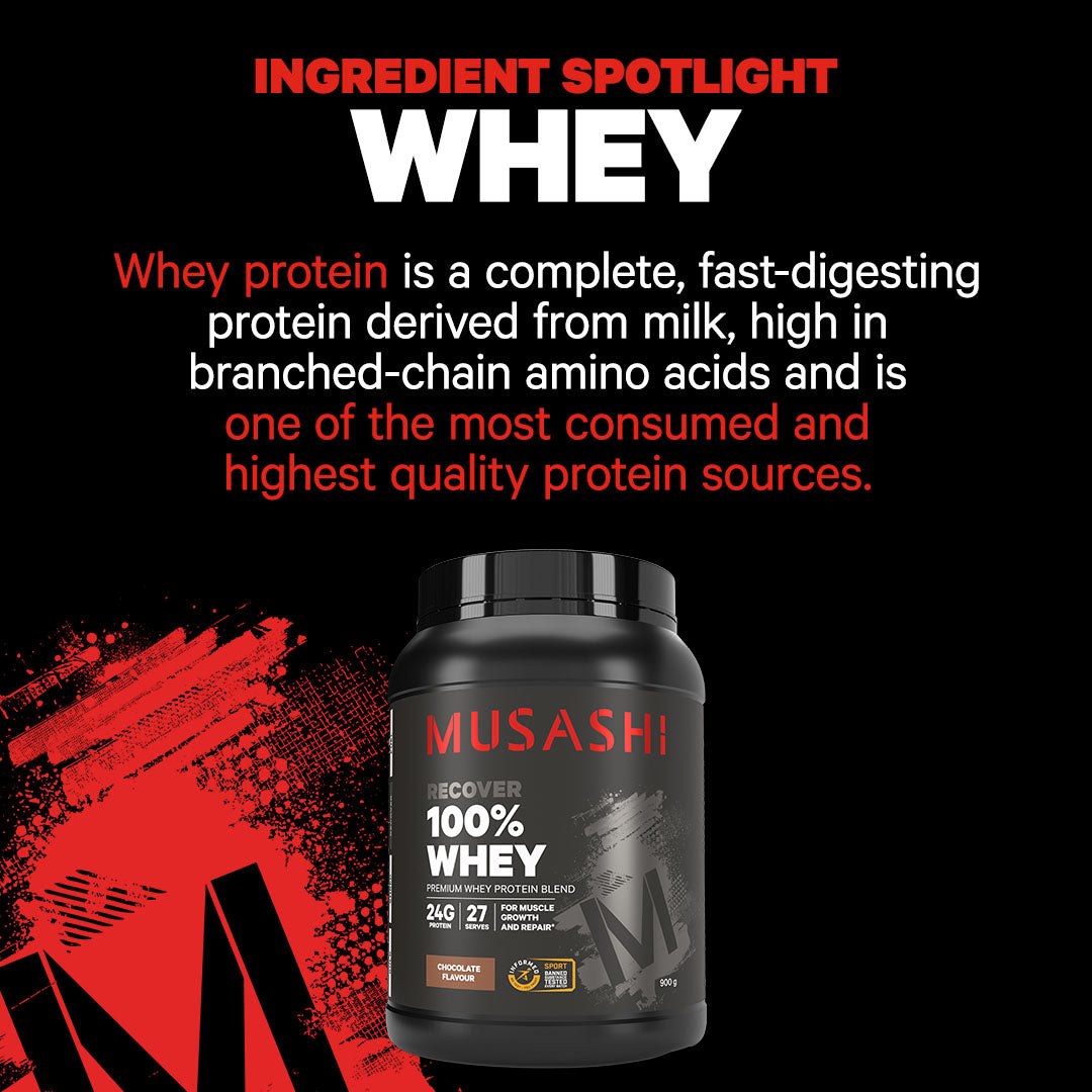Musashi 100% Whey Protein Powder Ingredient Spotlight