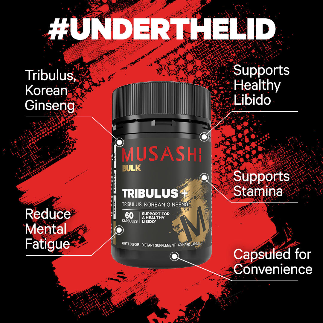 Musashi Tribulus+ Under the Lid