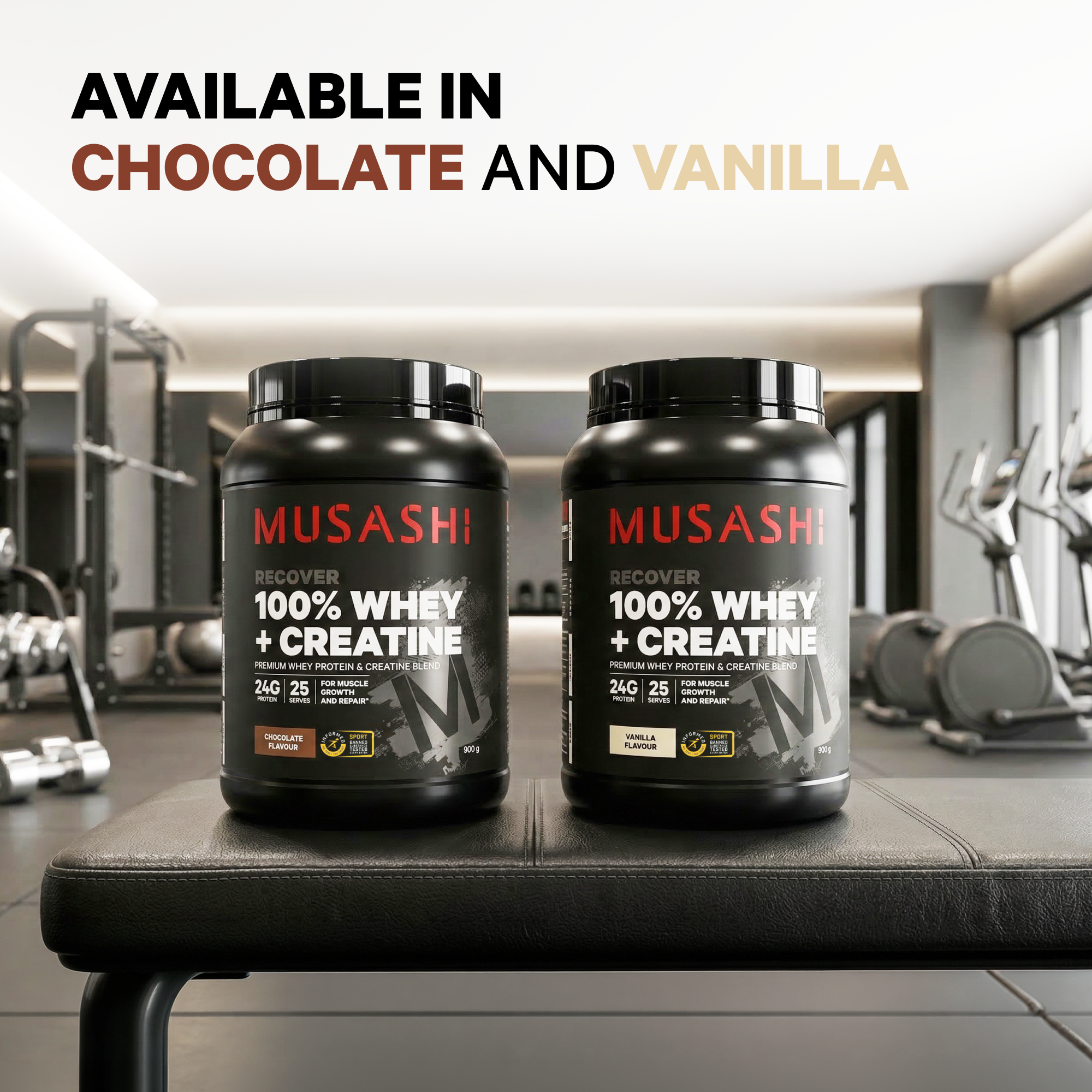 Musashi 100% Whey+ Creatine
