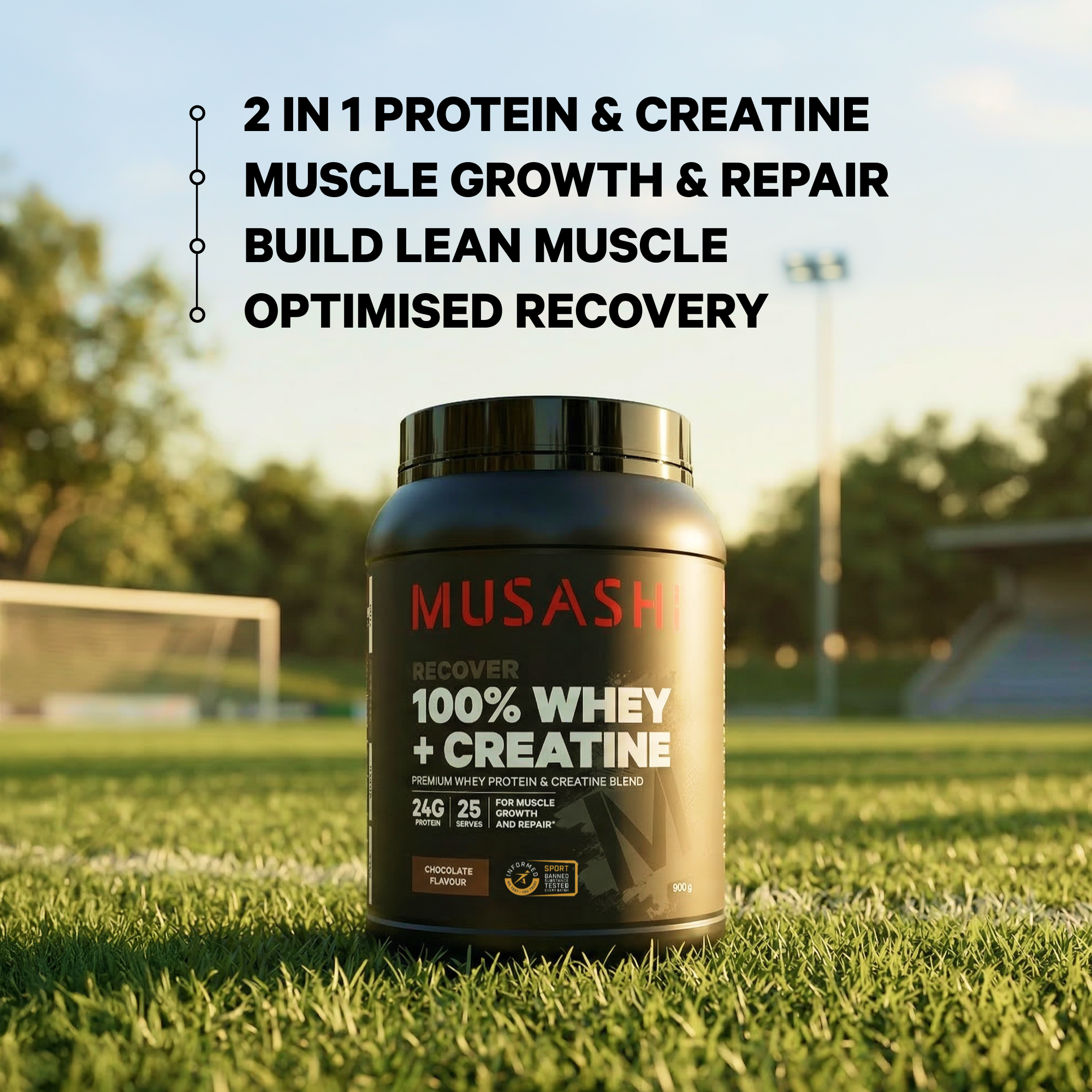 Musashi 100% Whey+ Creatine