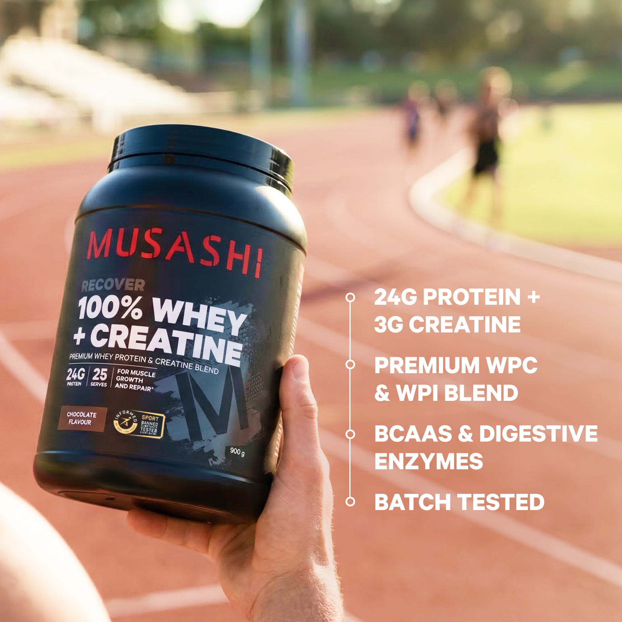 Musashi 100% Whey+ Creatine