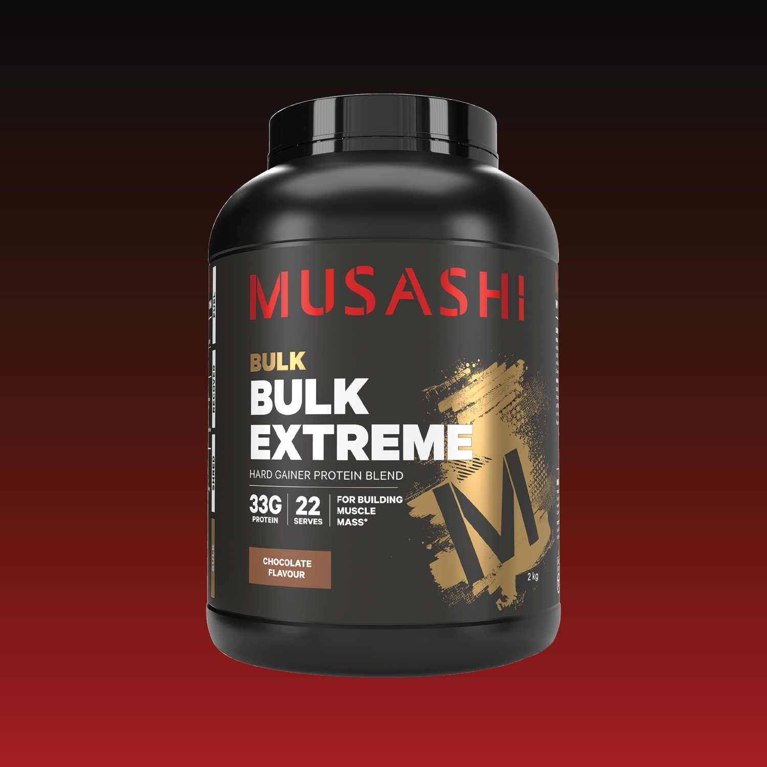 Musashi Protein Powder 2kg / Chocolate Bulk Extreme Powder