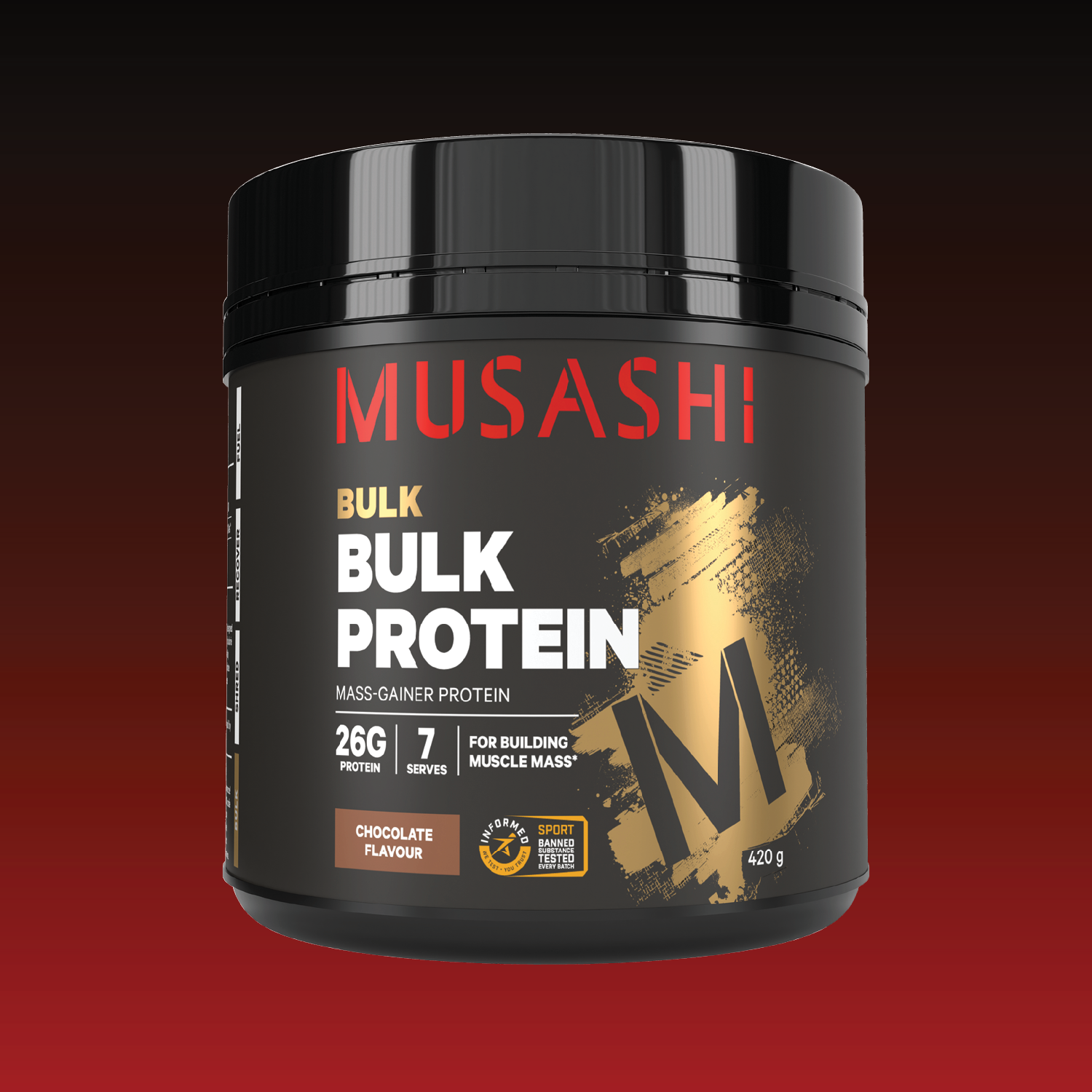 Musashi Protein Powder 420G / Chocolate Bulk Protein Powder