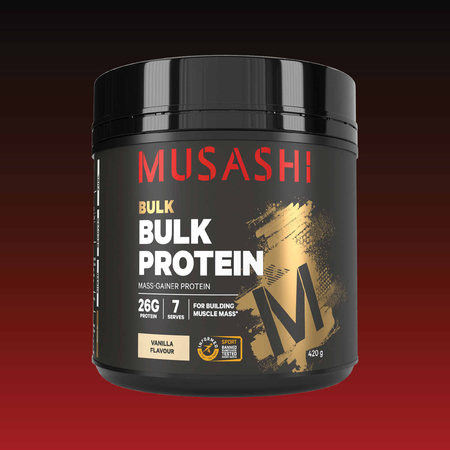 Musashi Protein Powder 420G / Vanilla Bulk Protein Powder