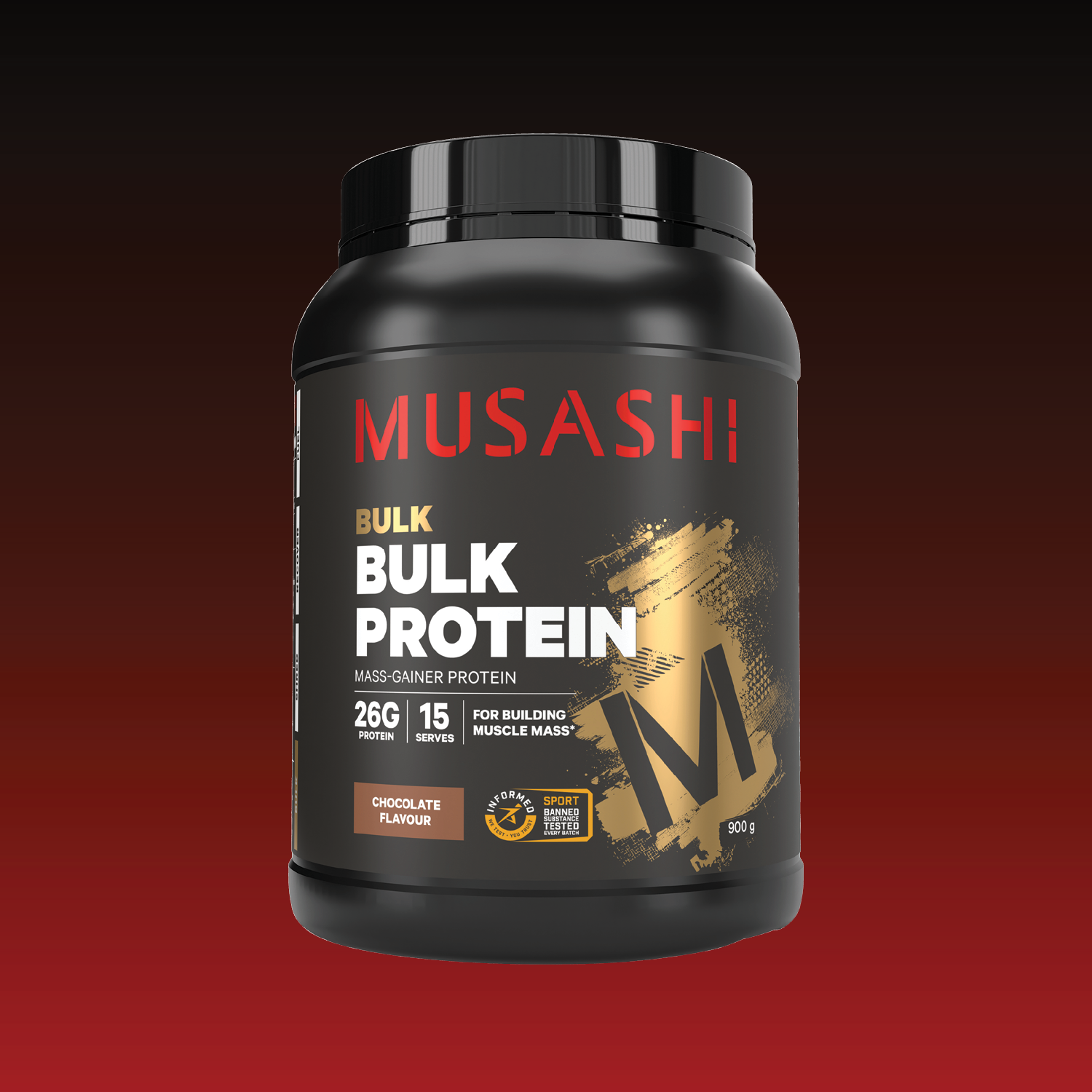 Musashi Protein Powder 900G / Chocolate Bulk Protein Powder