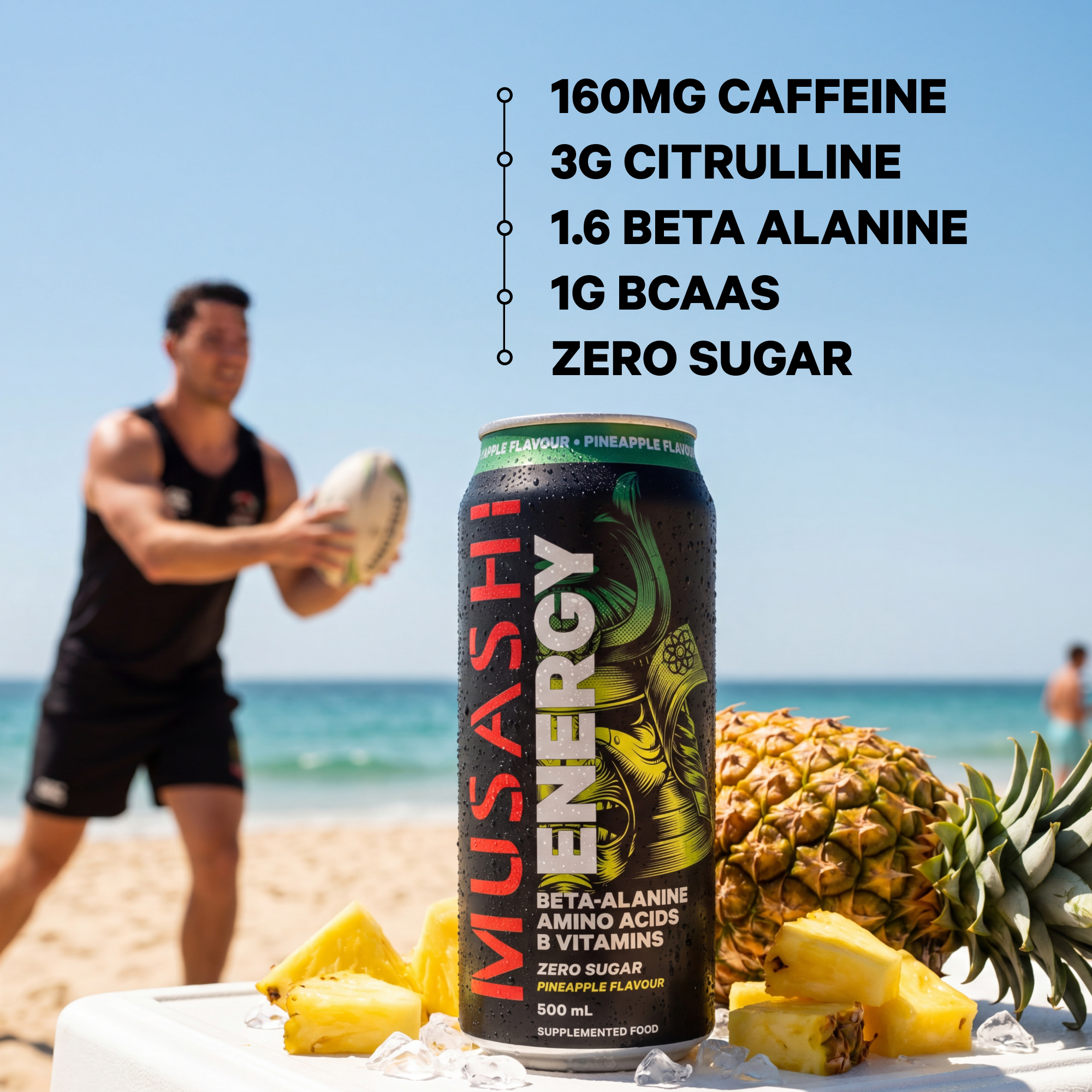 Musashi Energy Drink Energy Drink 500ml 12pack