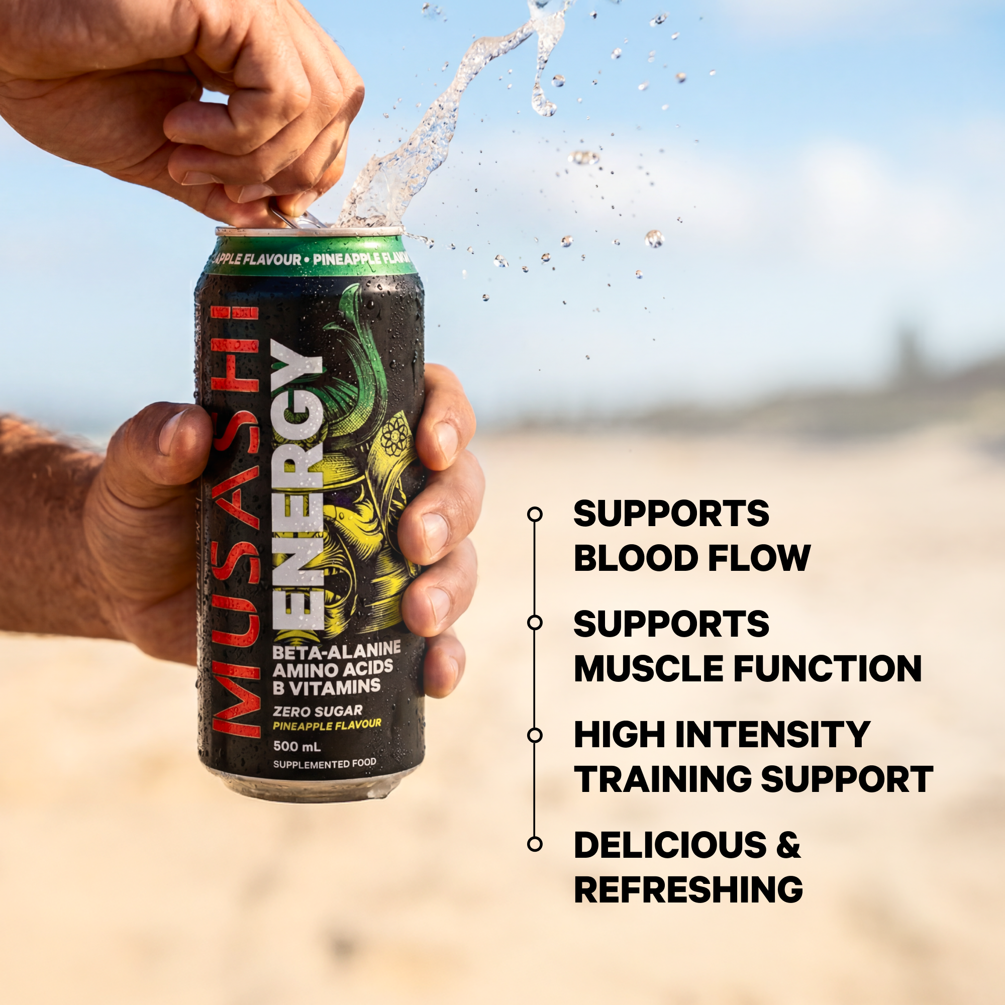 Musashi Energy Drink Energy Drink 500ml 12pack