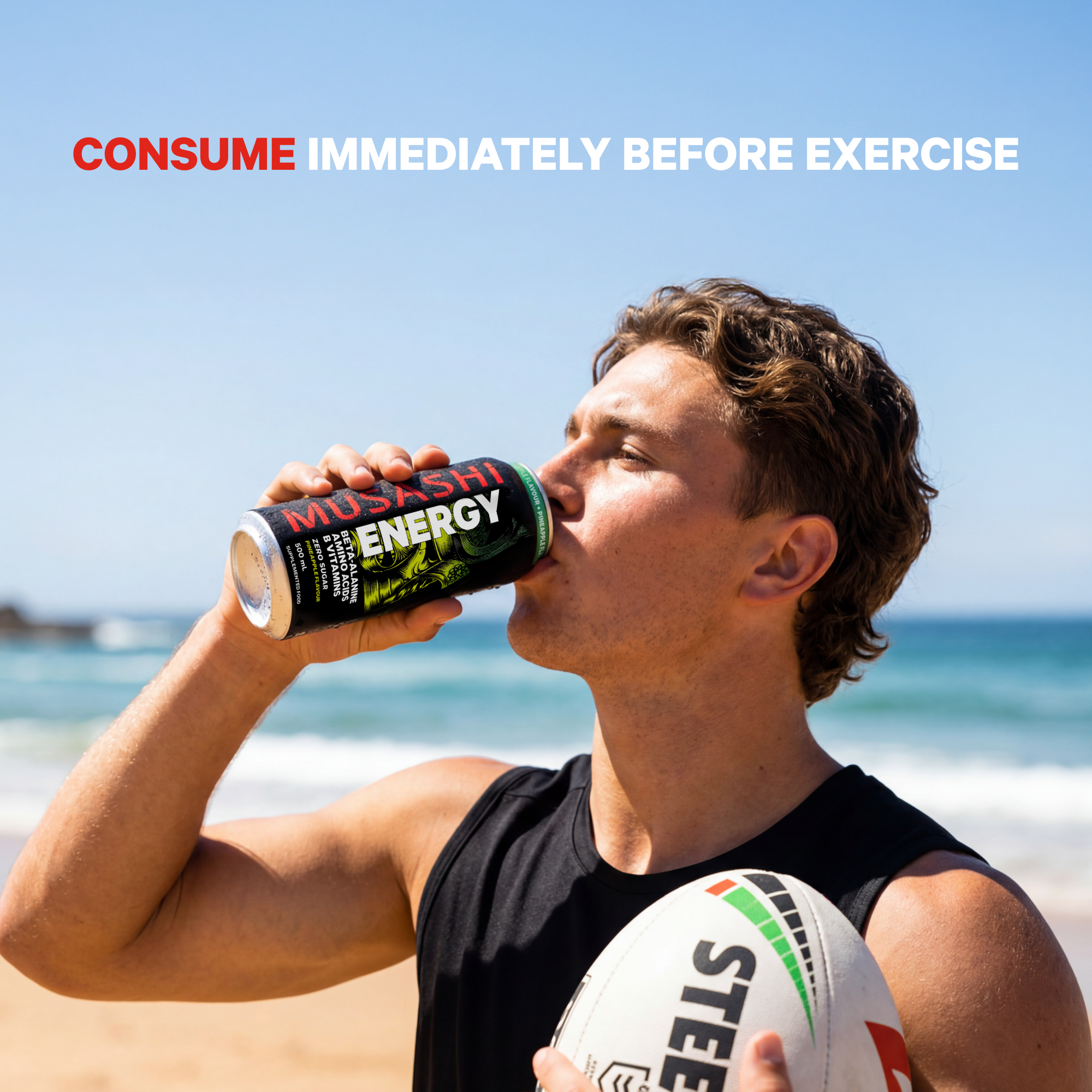 Musashi Energy Drink Energy Drink 500ml 12pack