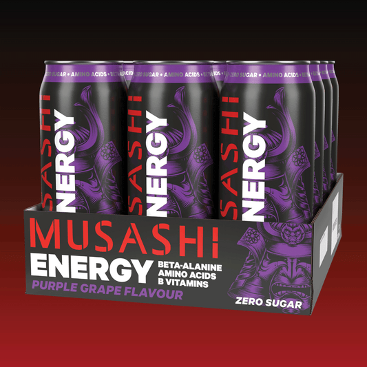 Musashi Energy Drink PURPLE GRAPE Energy Drink 500ml 12pack