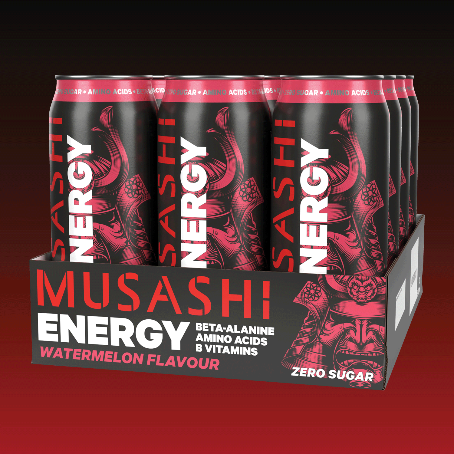 Musashi Energy Drink WATERMELON Energy Drink 500ml 12pack