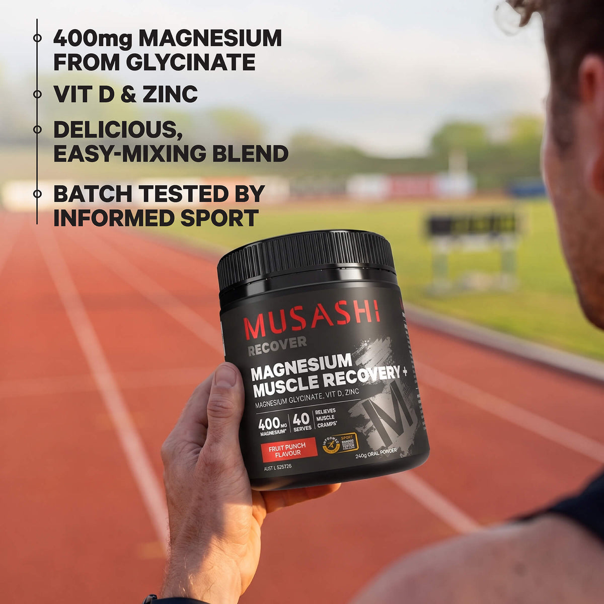 Musashi Magnesium Muscle Recovery+