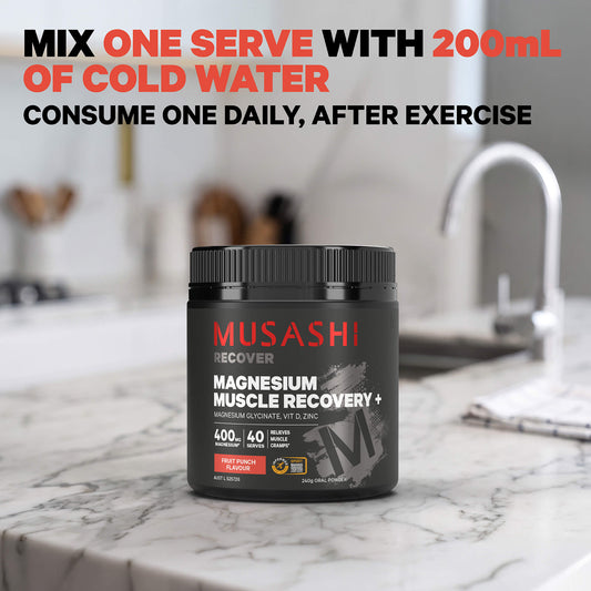 Musashi Magnesium Muscle Recovery+