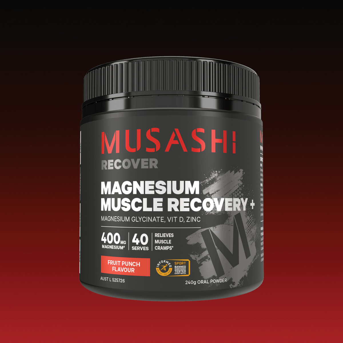 Musashi Magnesium Muscle Recovery+