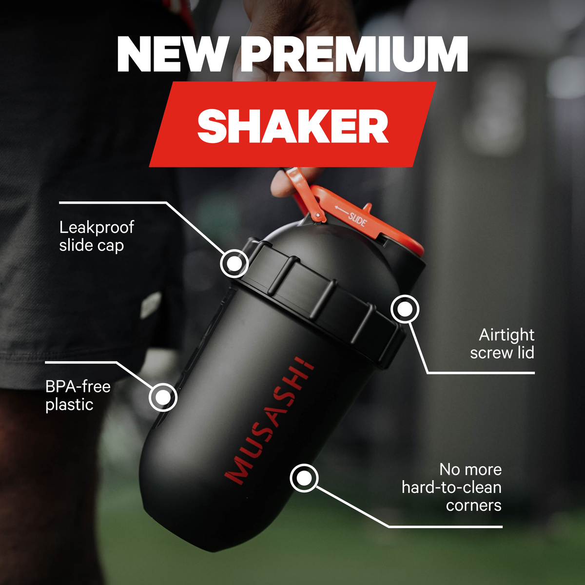 Musashi Merchandise Musashi Premium Shaker 700ml
