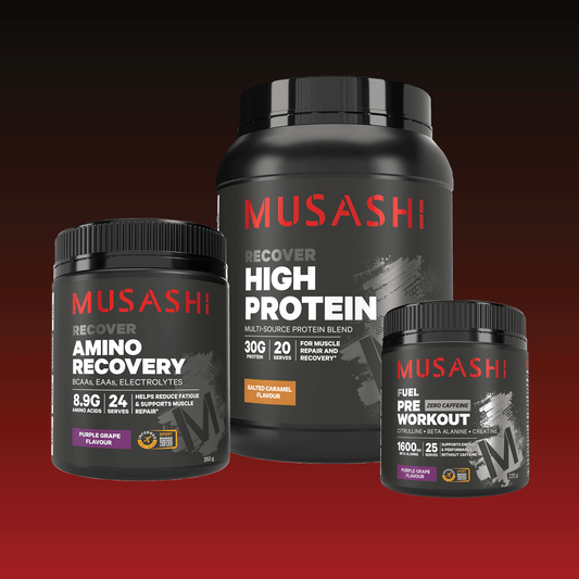 Musashi Bundle Pre-During-After Training Bundle