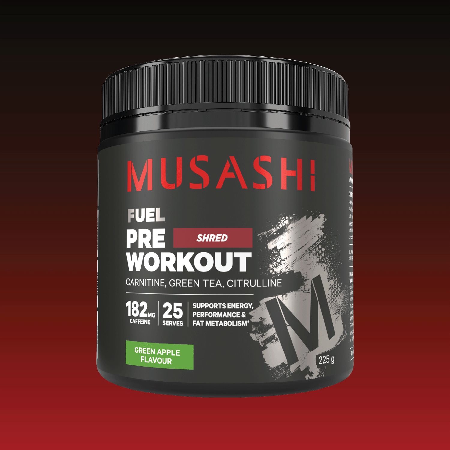 Pre Workout Shred 225g – Musashi