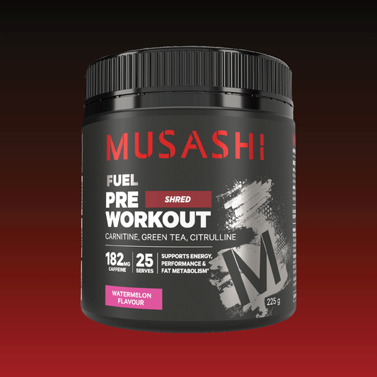 Musashi Supplements Watermelon Pre Workout Shred 225g