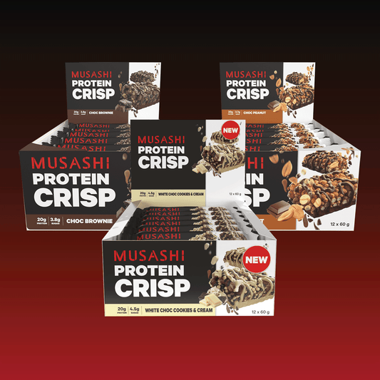 Musashi Bundle Protein Crisp Bar Value Bundle Pack