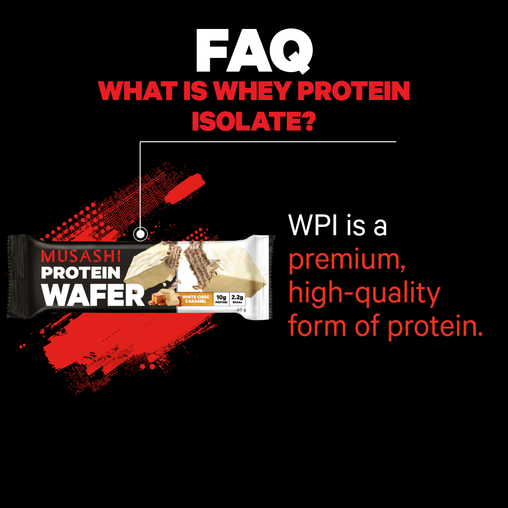 Musashi Protein Bar Protein Wafer Bar 40G (Box of 12 Bars)